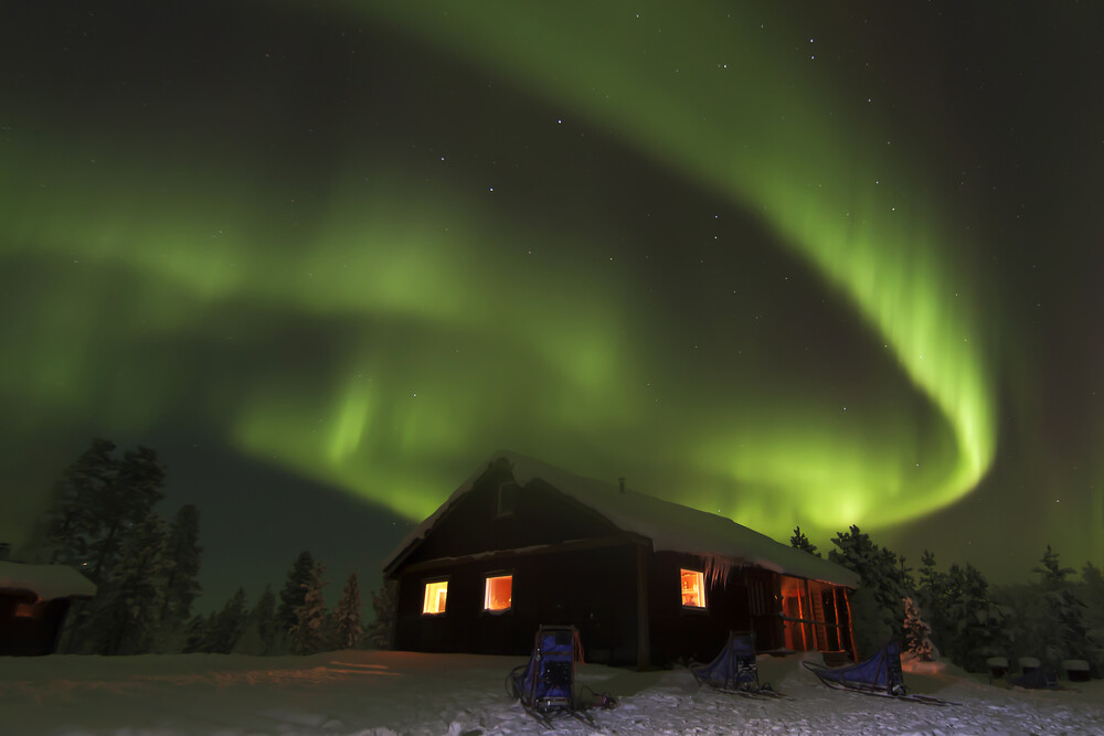 Nordllichter Aurora Borealis | Fotokunst von Stefan Blawath