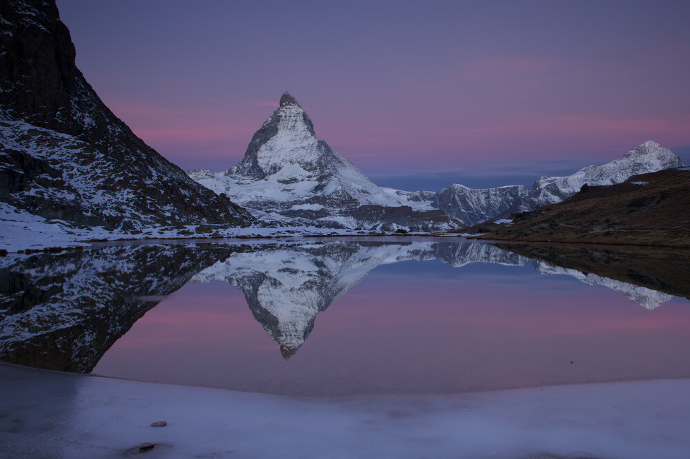 Morgendämmerung am Matterhorn | Fotokunst von Stefan Blawath