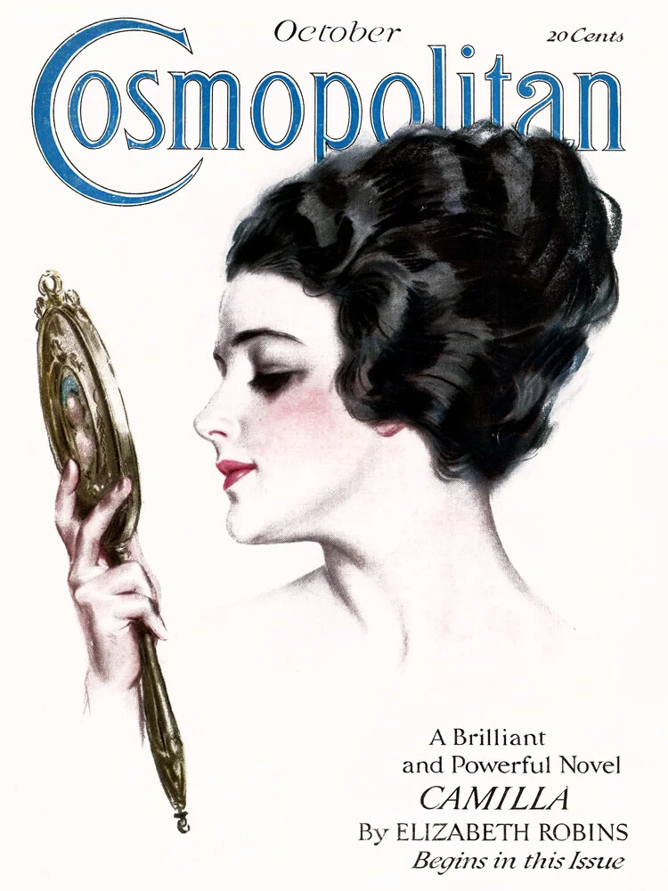 Cosmopolitan Cover Octubre 1917 - fotokunst von Vintage Collection