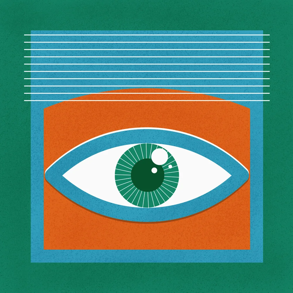 Una mirada es suficiente - ojo verde - Fotografía artística de Ania Więcław