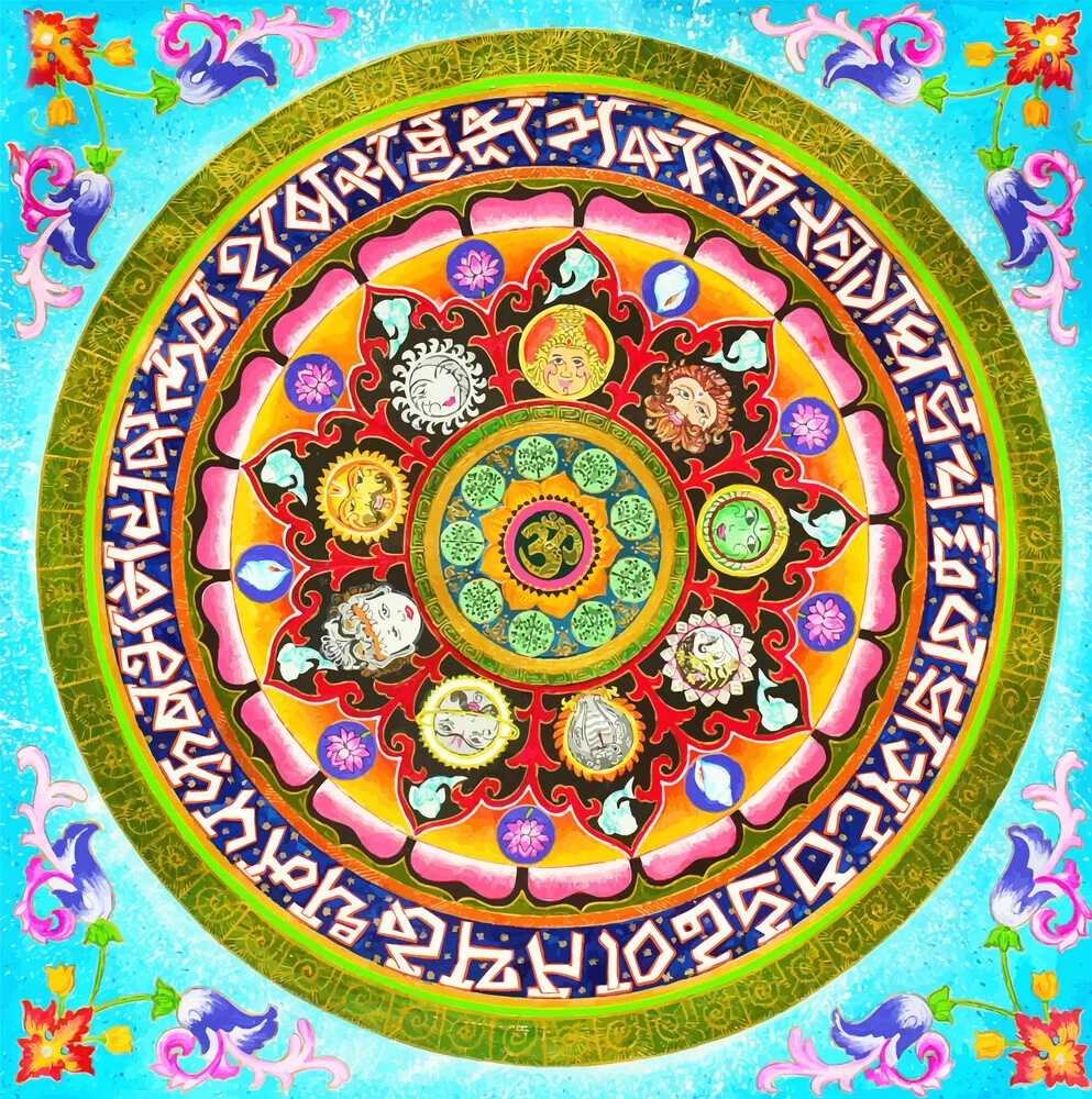 Chakra Mandala - Fotografía artística de Uma Gokhale