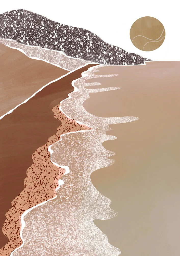 Pintura abstracta de playa - Fotografía artística de Nikki Thaitanom