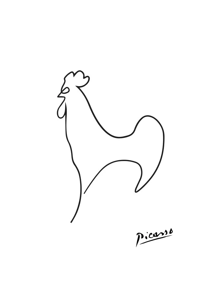 Gallo de Picasso - Fotografía artística de Art Classics