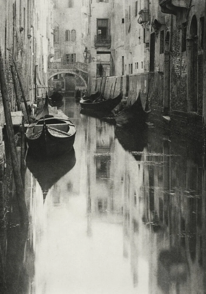 Alfred Stieglitz: Canal veneciano - Fotografía artística de Vintage Collection