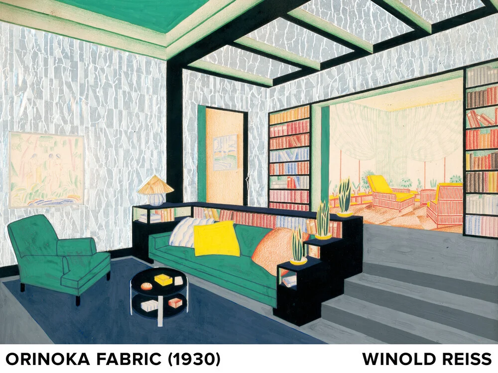Winold Reiss: Orinoka Fabric - Fotografía artística de Art Classics