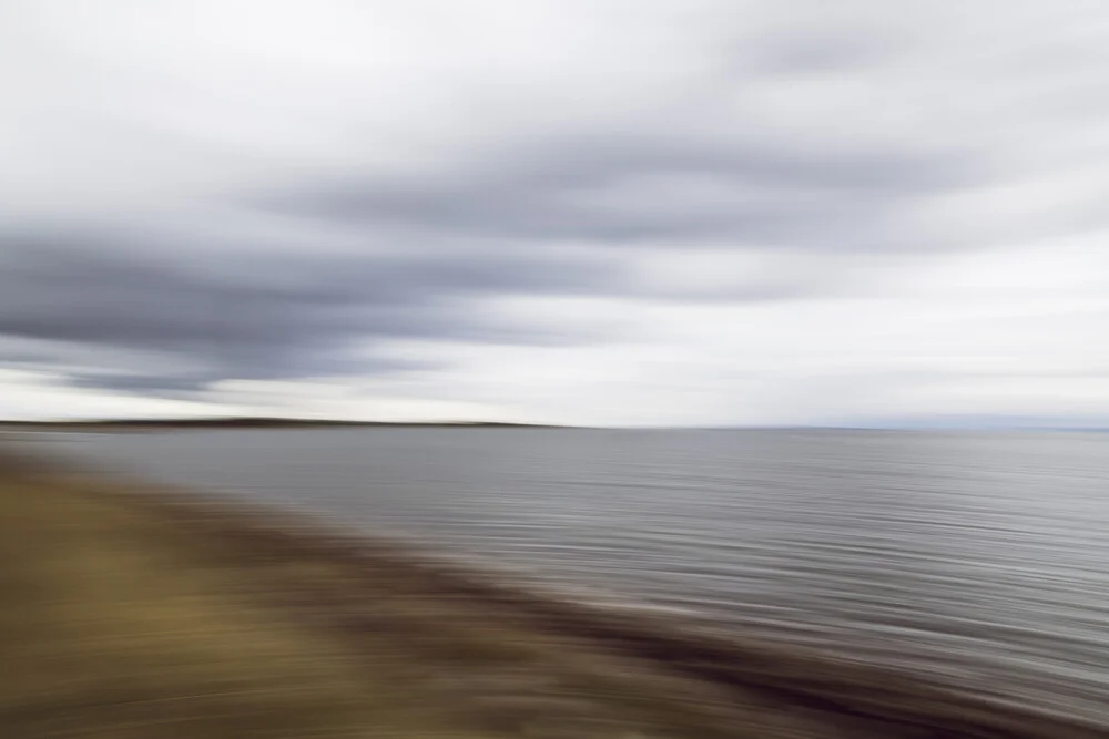 Paisaje del mar Báltico borroso - Fotografía artística de Nadja Jacke