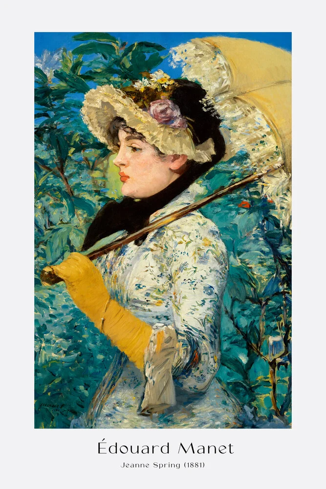 Edouard Manet - Pintura de Jeanne - Fotografía artística de Art Classics