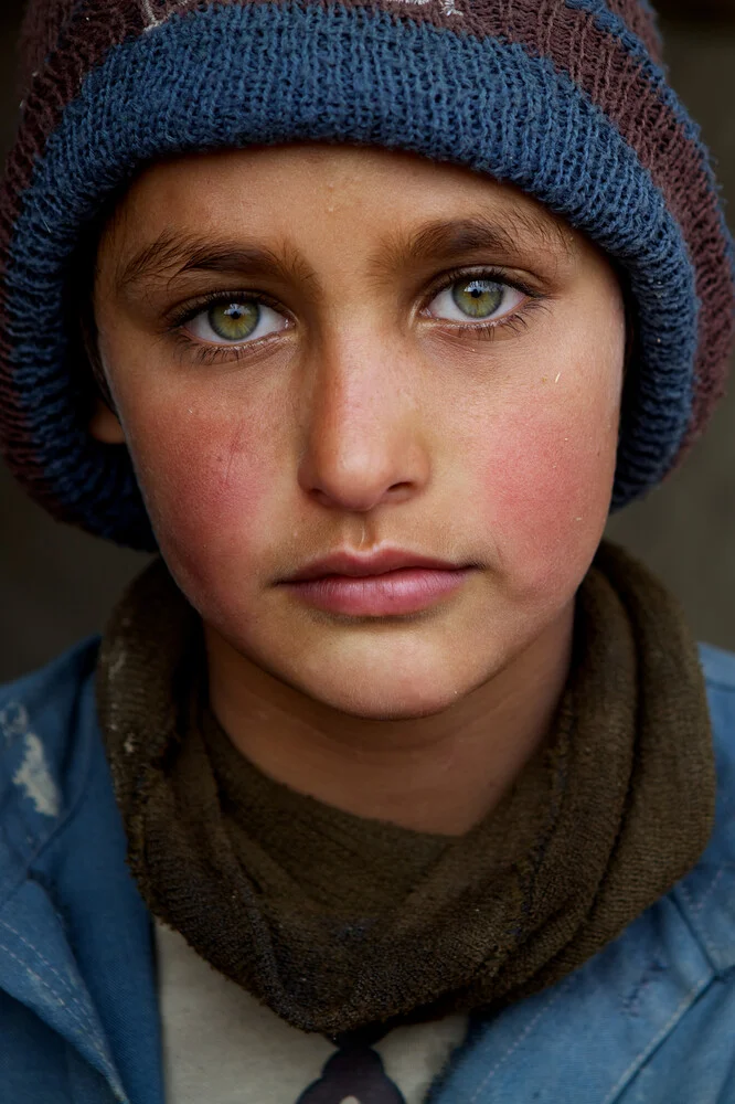 Niño refugiado, Kabul - Fotografía artística de Christina Feldt