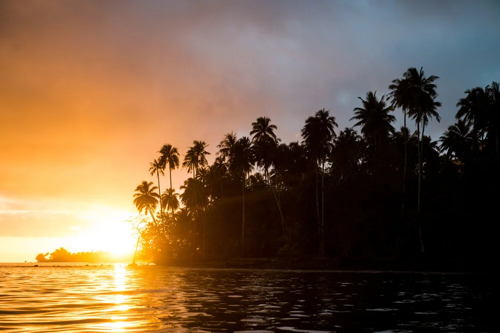 Sonnenuntergang auf Tahiti - fotokunst de Lars Jacobsen