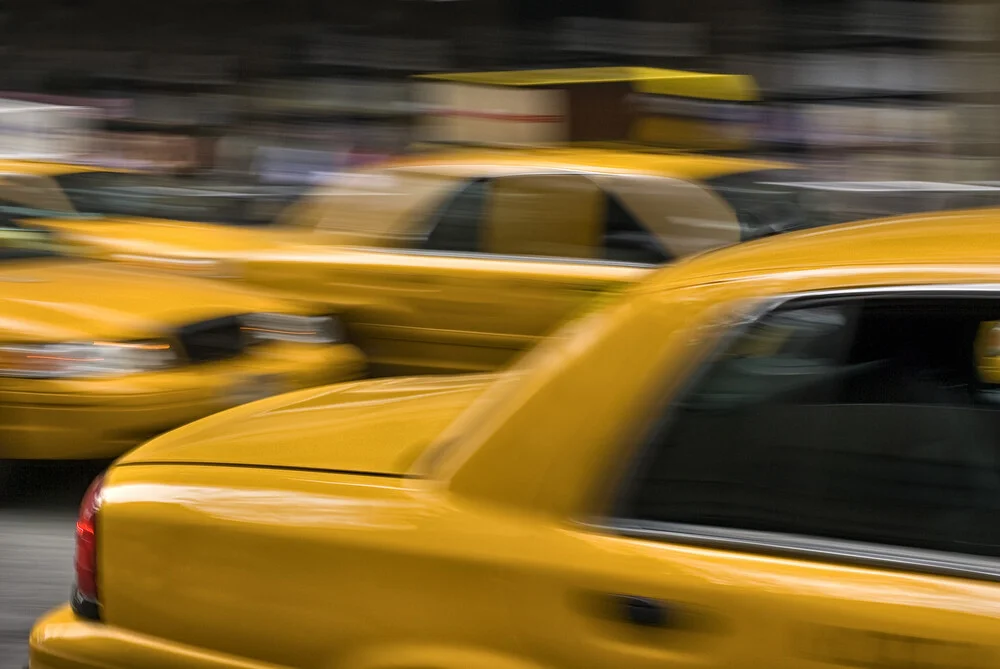 taxis amarillos - Fotografía artística de Franzel Drepper