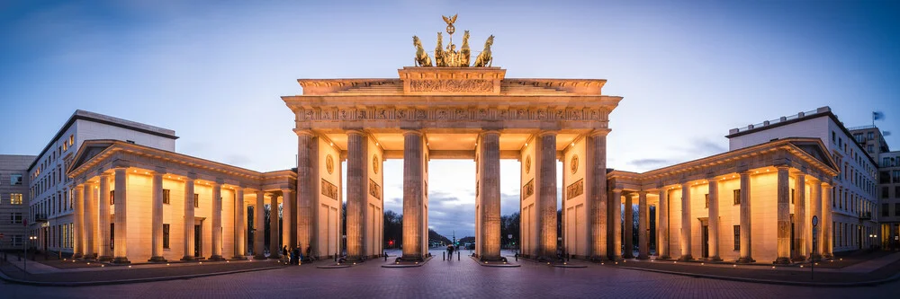 Berlín - Panorama de la Puerta de Brandenburgo - Fotografía artística de Jean Claude Castor