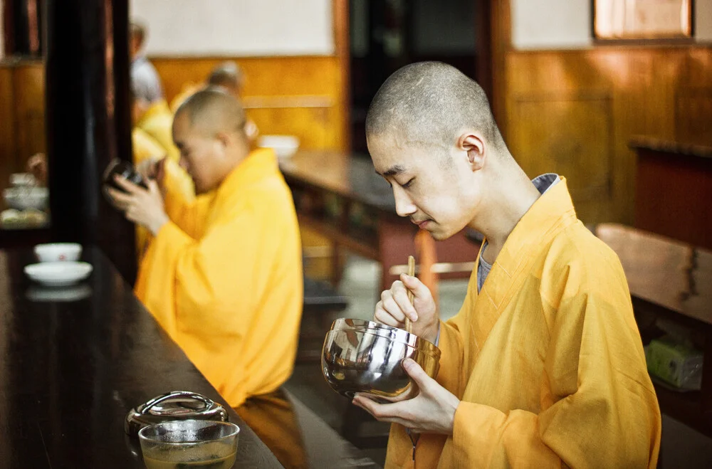 Mittagszeit im Wenshu Kloster en Chengdu - fotografía de Victoria Knobloch