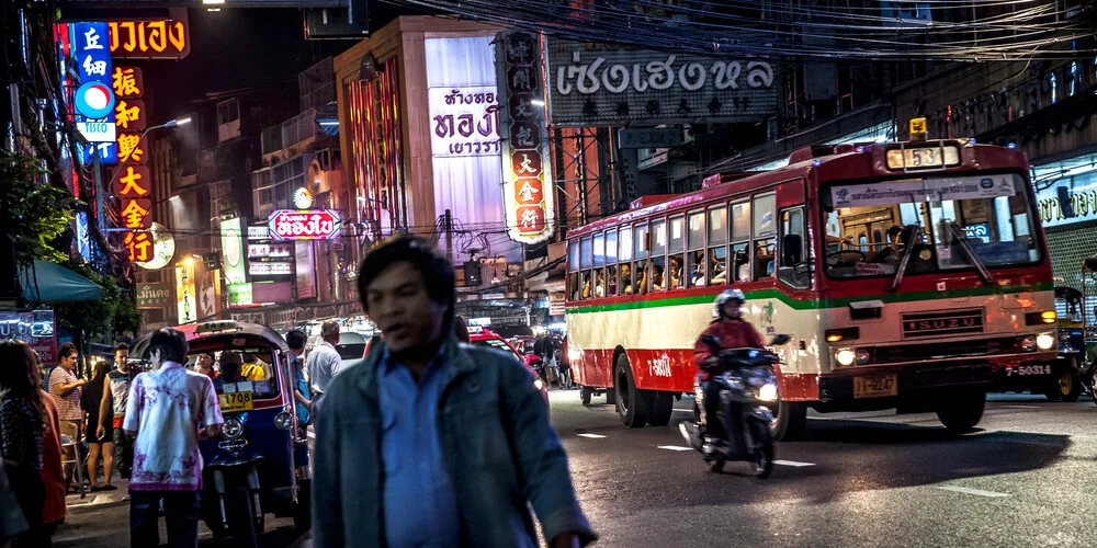Nightlife Chinatown 4 (Bangkok) - Fotografía artística de Jörg Faißt