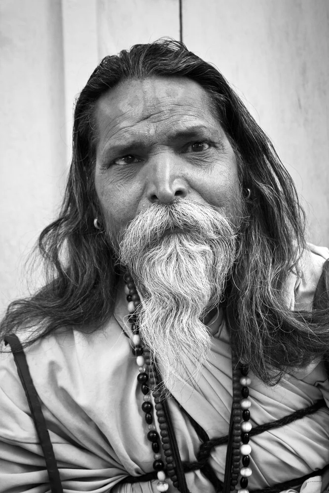 un sadhu en la felicidad - Fineart fotografía por Jagdev Singh