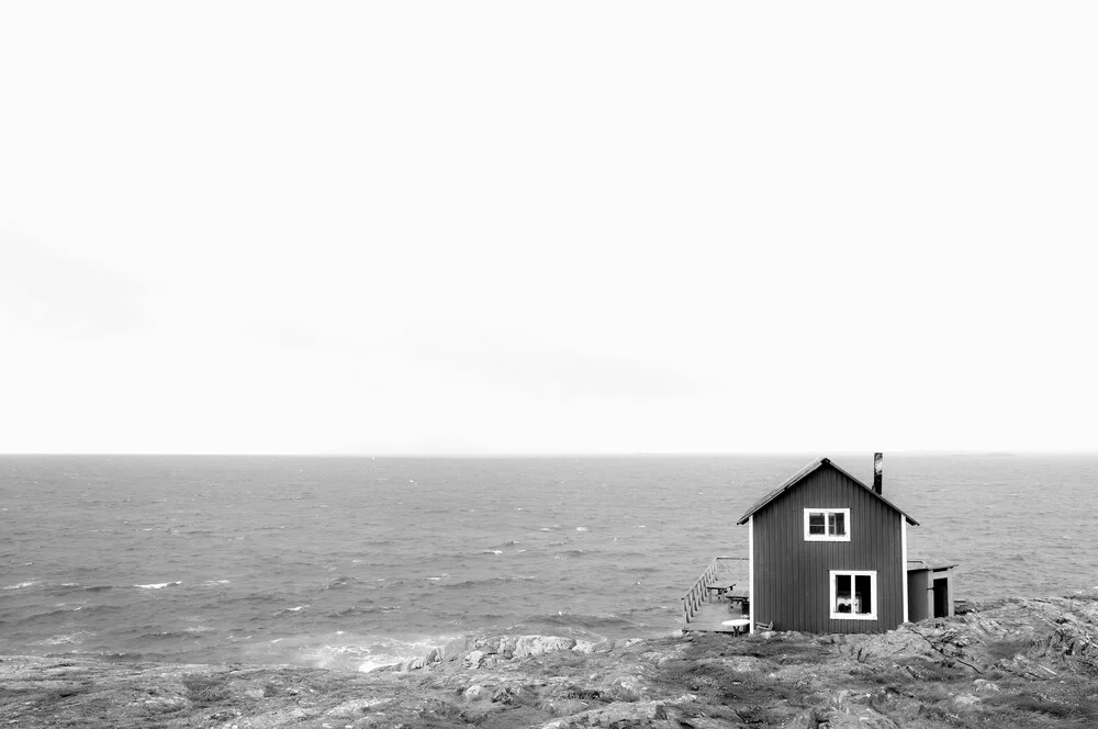 Häuschen am Meer - fotokunst de Daniel Schoenen