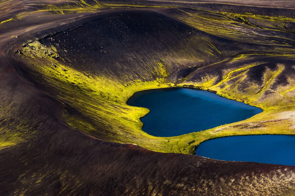 Luftaufnahme von Island - Herz der Natur - fotografía de Lukas Gawenda