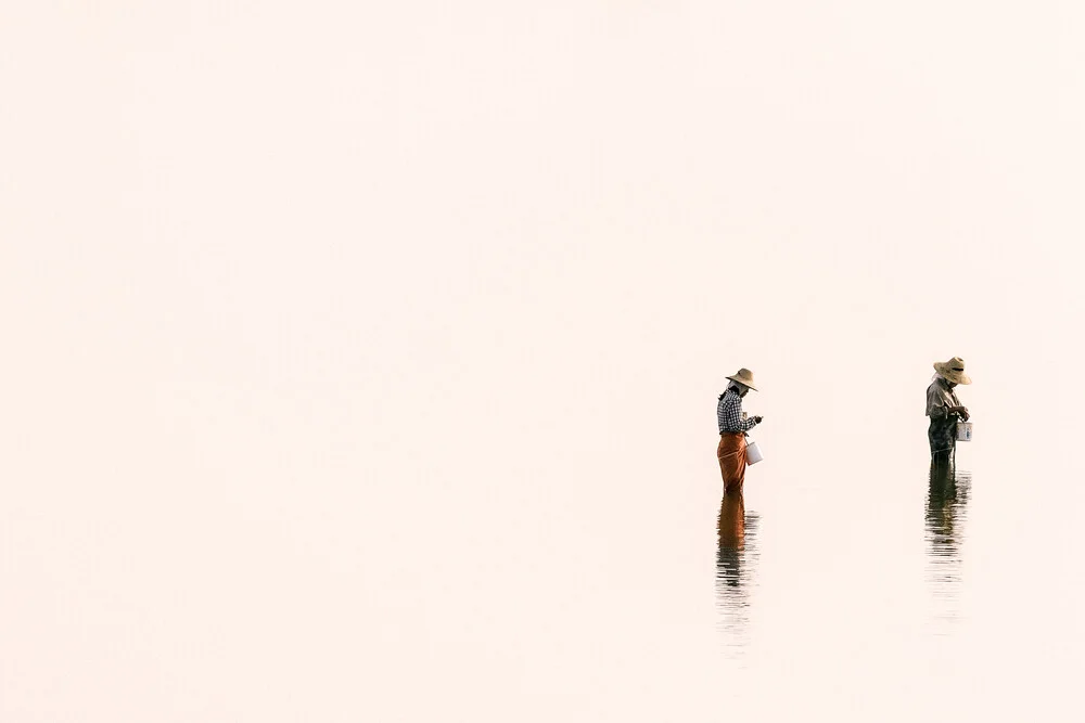 Fischerinnen en Myanmar - Fotografía artística de Anne Beringmeier