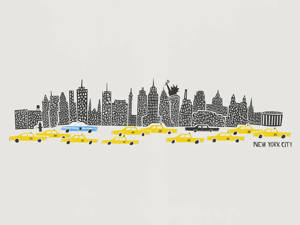 NYC Skyline - Fotografía artística de Fox And Velvet
