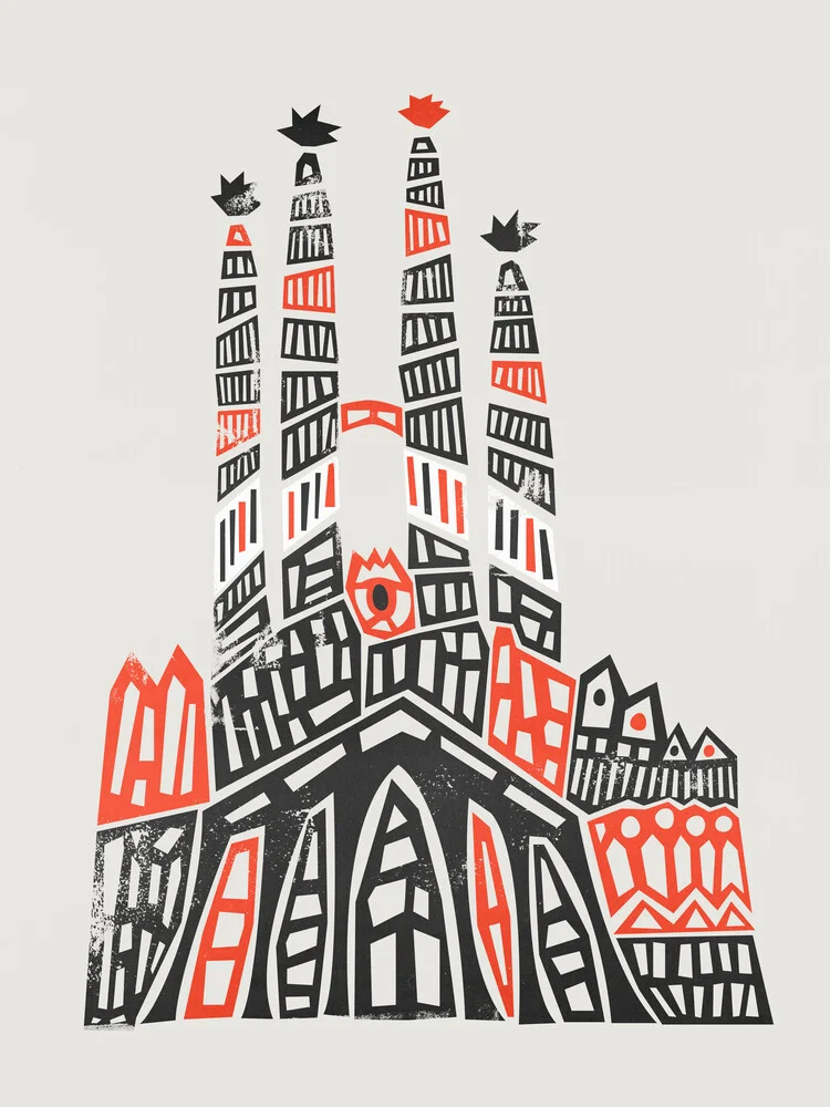 Sagrada Familia - Fotografía artística de Fox And Velvet