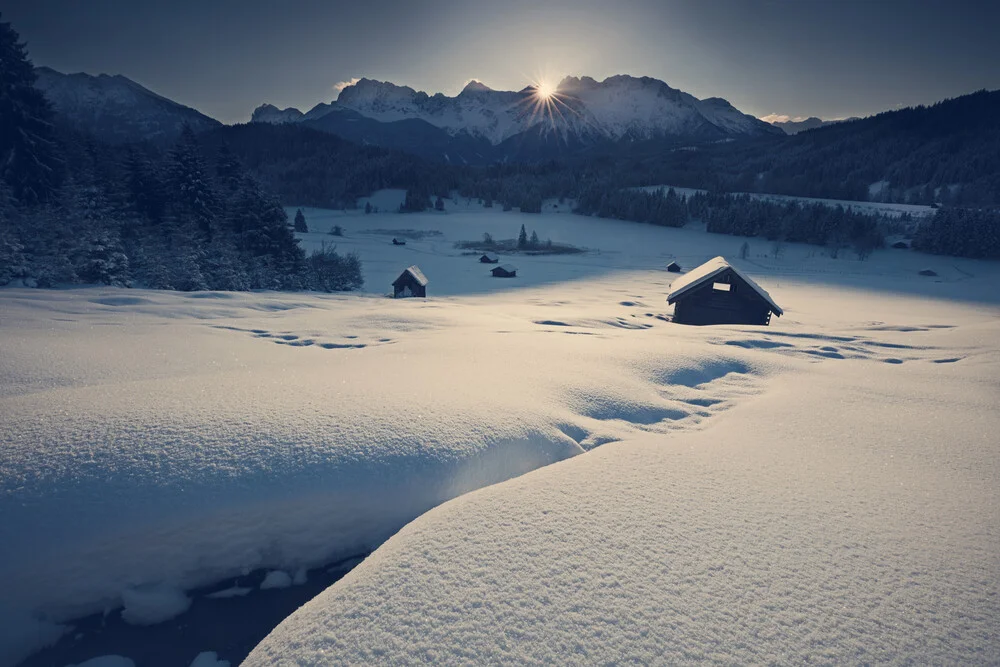 Winterliche Traumlandschaft - Fotografía artística de Franz Sussbauer