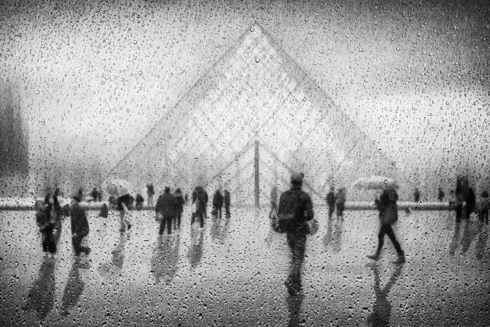 Regen en París - fotokunst von Roswitha Schleicher-Schwarz