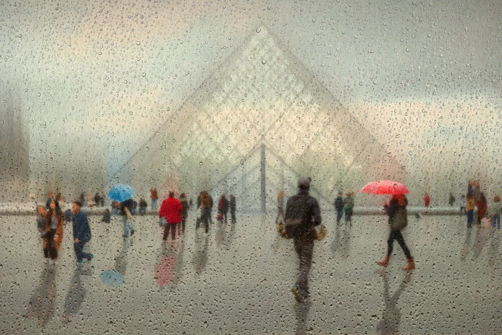 Paris im Regen - fotokunst de Roswitha Schleicher-Schwarz