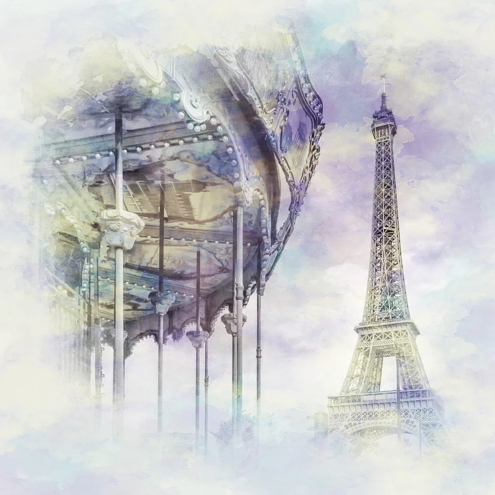 Typisch Paris im Aquarell Stil - fotografía de Melanie Viola