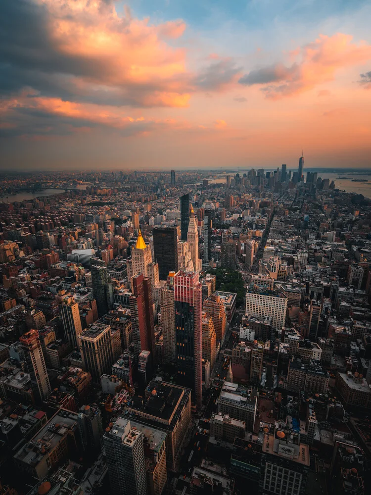 Horizonte de Nueva York - fotokunst von Dimitri Luft