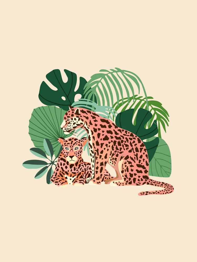 Blush Jaguars - Fotografía artística de Uma Gokhale