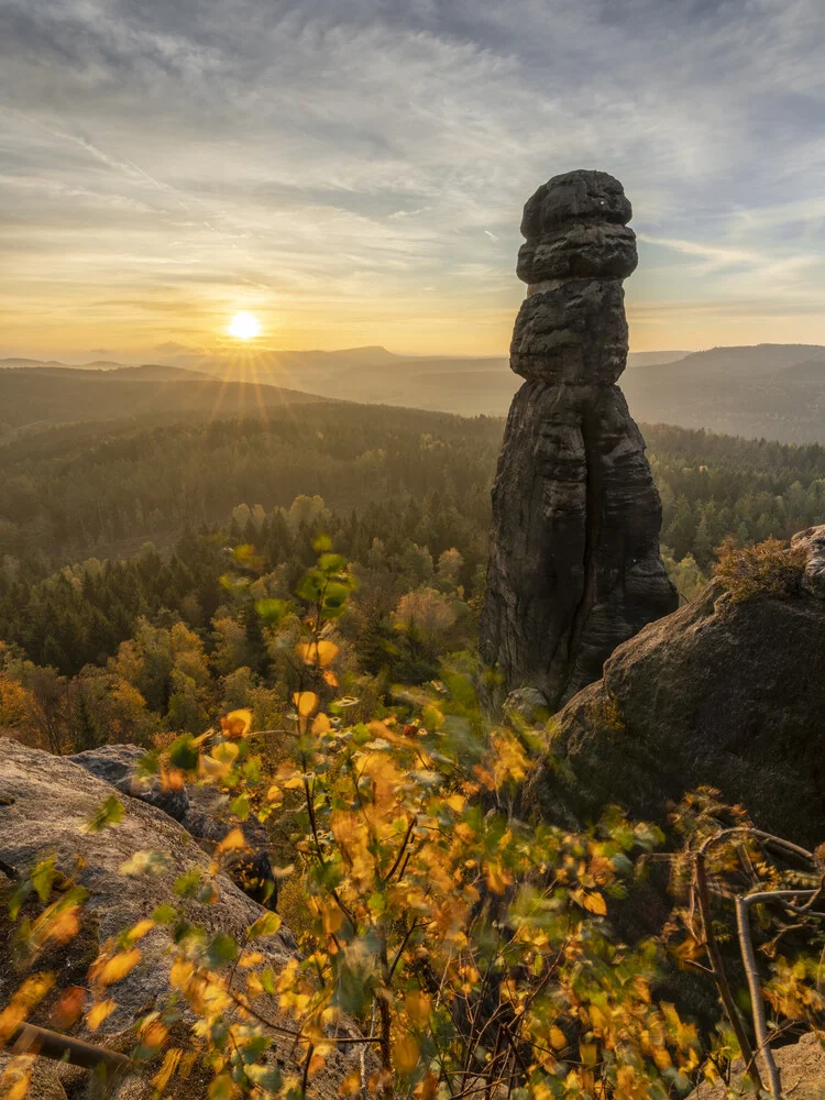 Barbarine auf dem Pfaffenstein Elbsandsteingebirge - Fotografía artística de Ronny Behnert