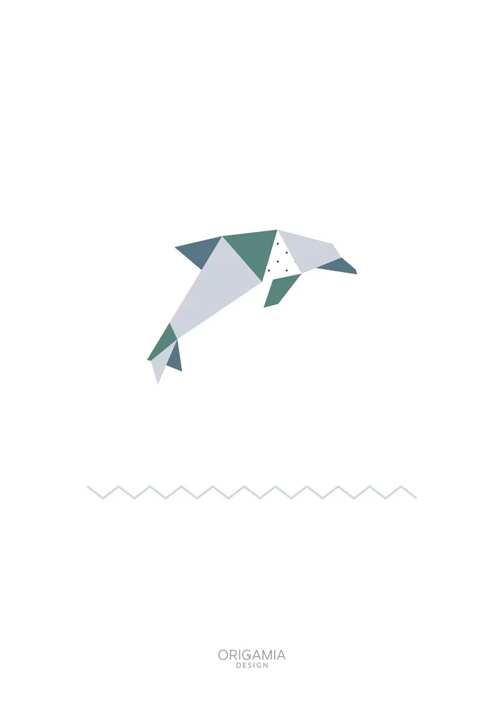 Delfín | Serie Mar | Origamia Design - fotografía de Anna Maria Laddomada