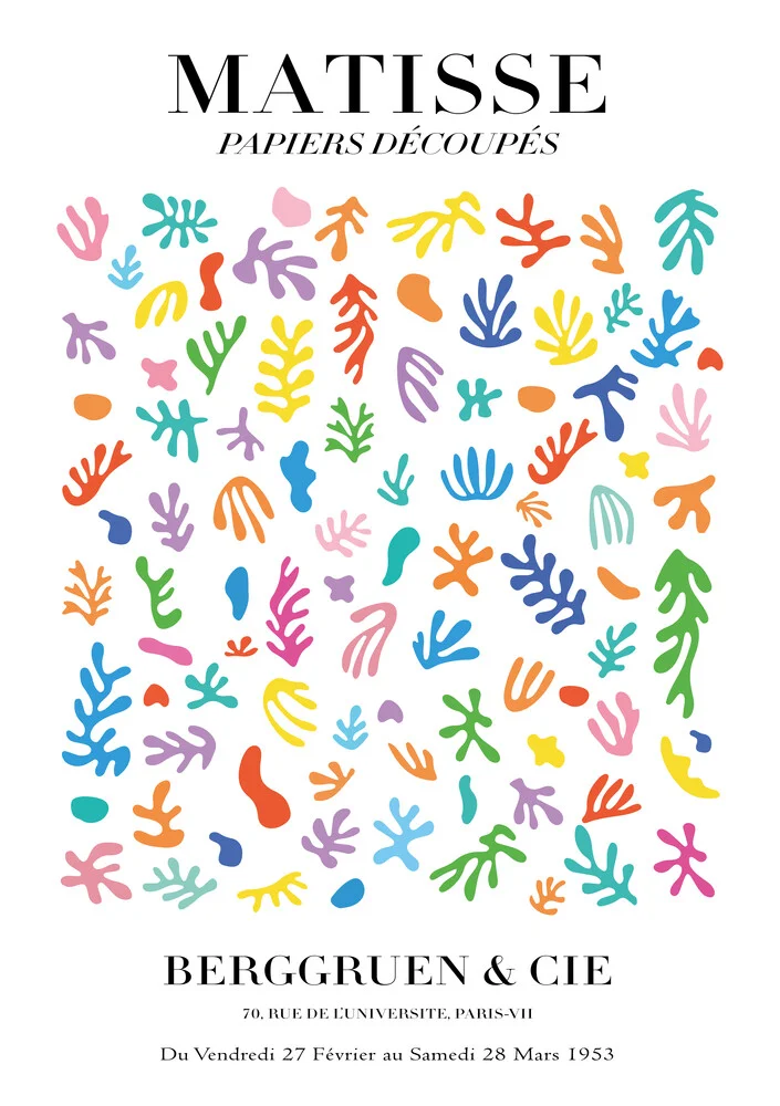 Matisse - Papiers Découpés, coloridos - Fotografía artística de Art Classics