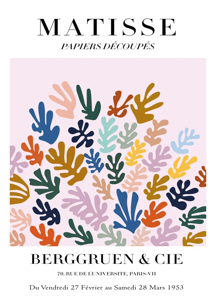 Matisse - Papiers Découpés, colorido diseño botánico - Fotografía artística de Art Classics