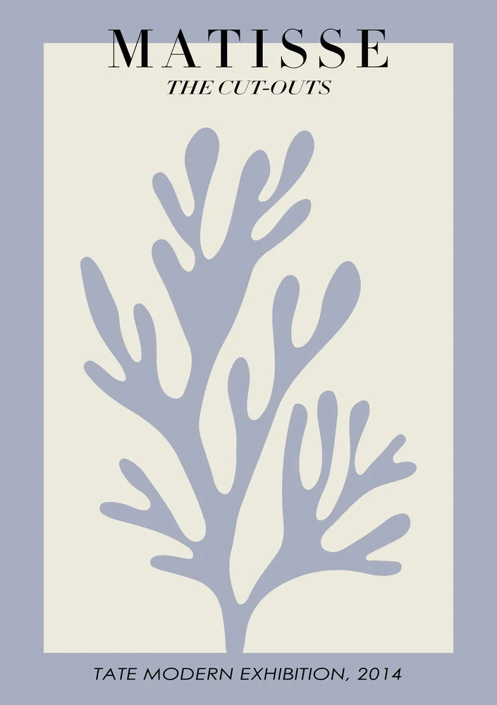 Matisse - diseño botánico violeta / beige - Fotografía artística de Art Classics
