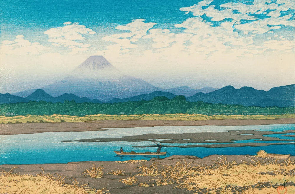 Monte Fuji de Hasui Kawase - Fotografía Fineart de Japanese Vintage Art