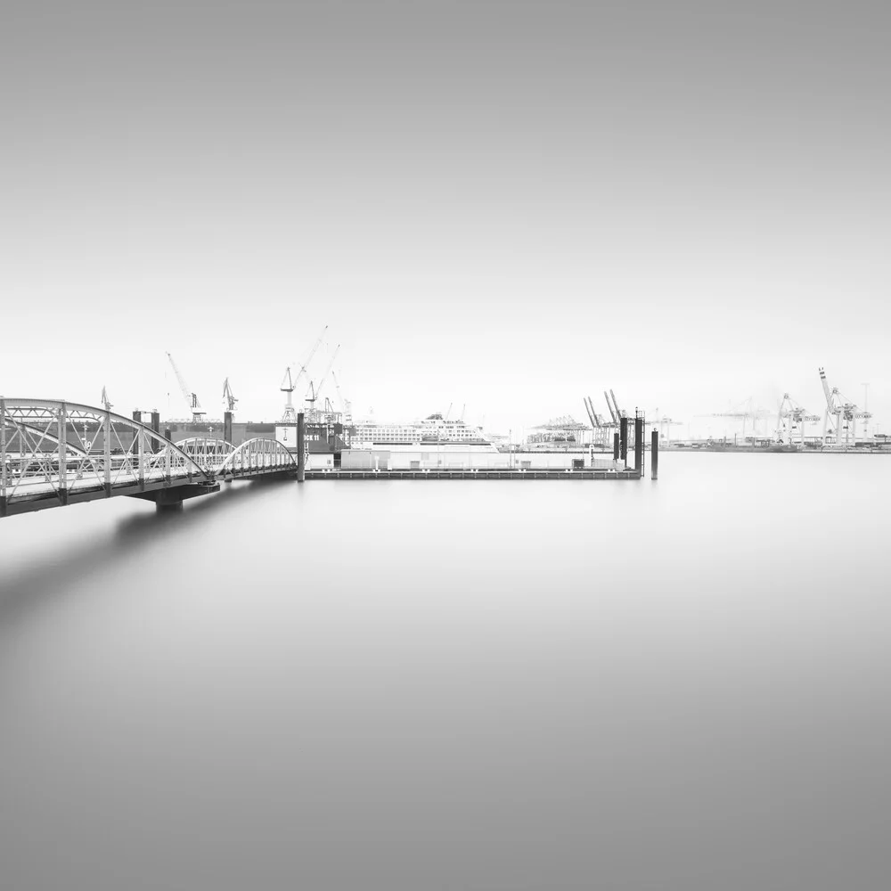 Vista del puerto de Hamburgo - Fotografía artística de Dennis Wehrmann