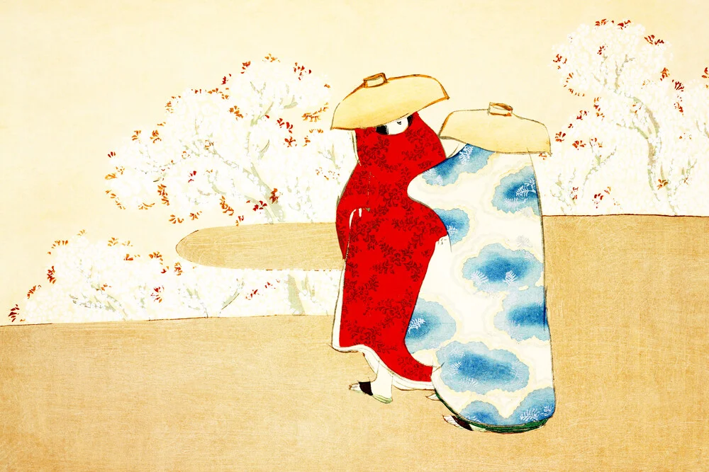 Temporada Hanami - Fotografía artística de Japanese Vintage Art