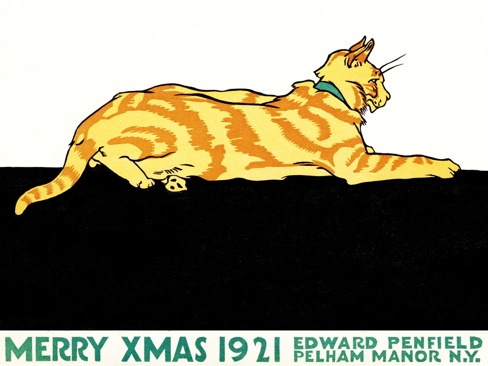Merry Xmas de Edward Penfield - Fotografía artística de Vintage Collection
