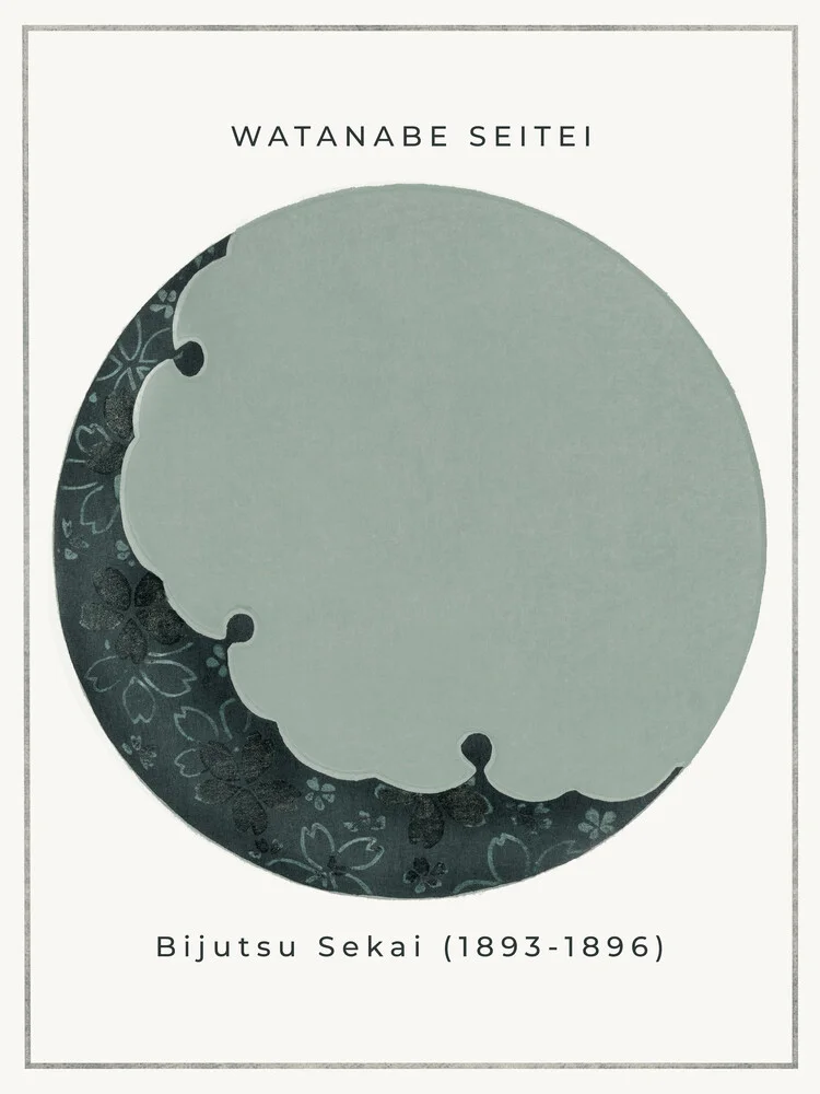 Moon de Watanabe Seitei - Fotografía Fineart de Japanese Vintage Art