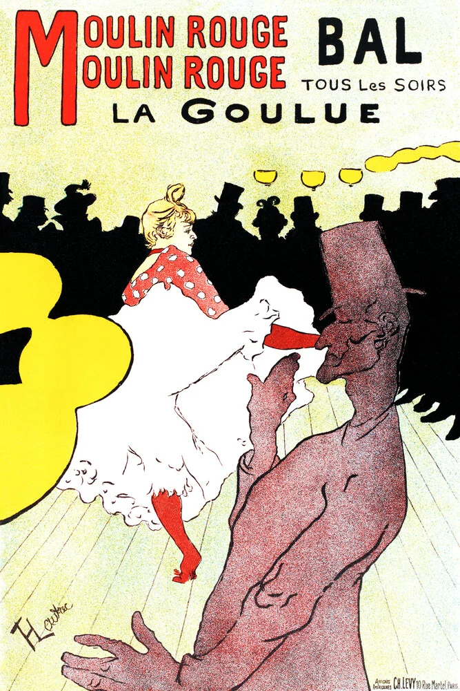 Henri de Toulouse-Lautrec: Affiche pour le Moulin Rouge - Fotografía artística de Art Classics
