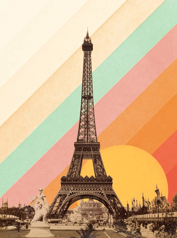 Arco iris de la Torre Eiffel - Fotografía artística de Florent Bodart