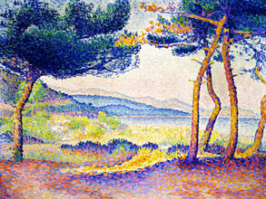 Art Classics, Henri-Edmond Cross: Pines Along the Shore (Francia, Europa)