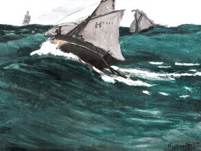 Clásicos del arte, Claude Monet: La ola verde
