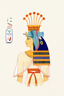 Colección Vintage, Retrato de la Reina Nebto - Egipto, África)