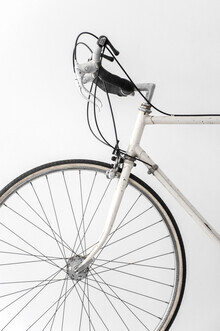 Studio Na.hili, bicicleta minimalista blanca LOVE (Alemania, Europa)