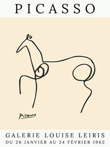 Art Classics, Picasso Horse – beige (Francia, Europa)