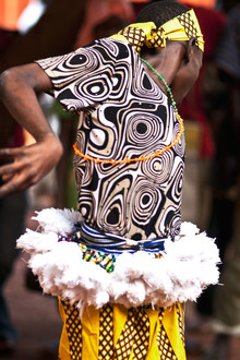 Lucía Arias Ballesteros, Bailarina del Grupo Cultural The Thama - Tamale - Ghana, África)