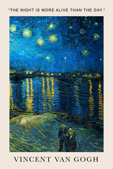 Clásicos del arte, La noche está más viva que el día (Van Gogh) - Francia, Europa)