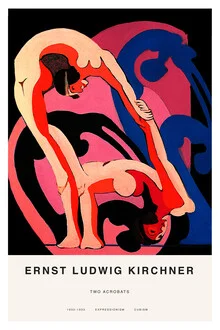 Ernst Ludwig Kirchner: Dos acróbatas - Fotografía artística de Art Classics