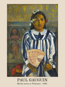 Clásicos del arte, Los antepasados ​​de Tehamana de Paul Gauguin
